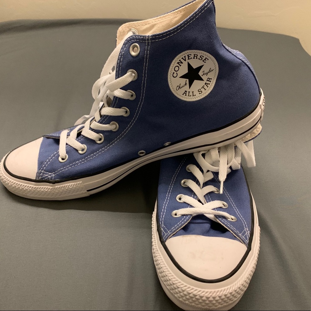 Men’s Size 12 Purple High Top Converse